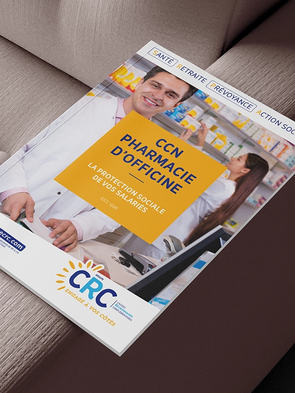 Création d'une brochure pour le groupe pharmaceutique CRC basé à La Réunion