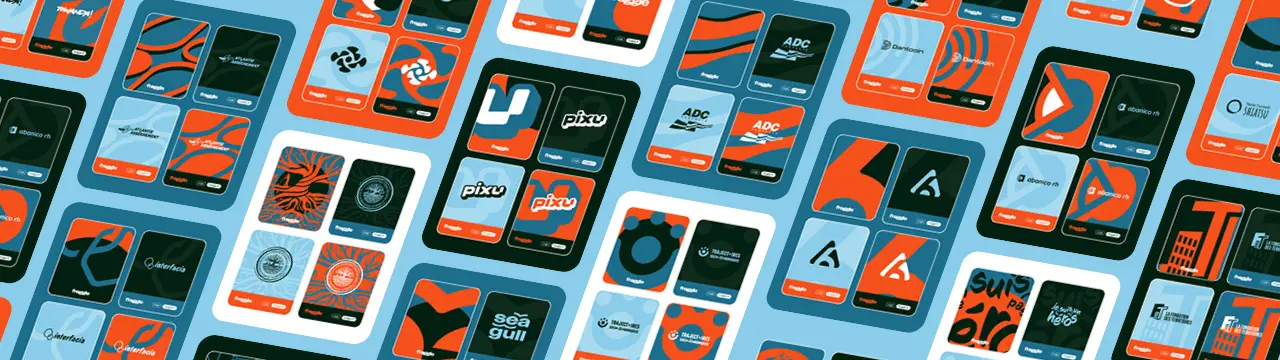 Image background avec plusieurs logos