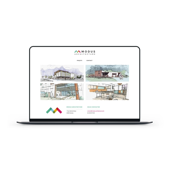 Création de site vitrine pour un architect DPLG basé à Clisson