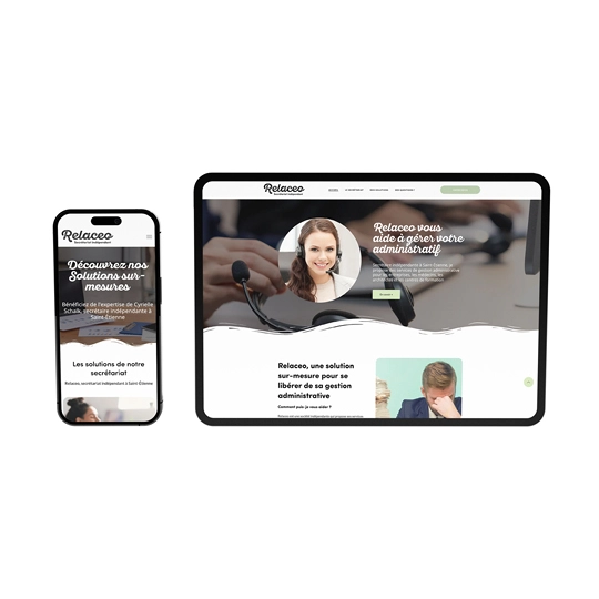 Création de site vitrine pour un secrétariat indépendant