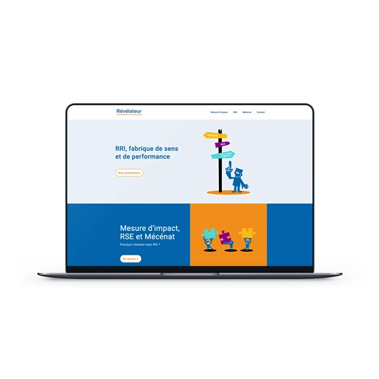 Création de site vitrine pour un cabinet spécialisé en études d'impact